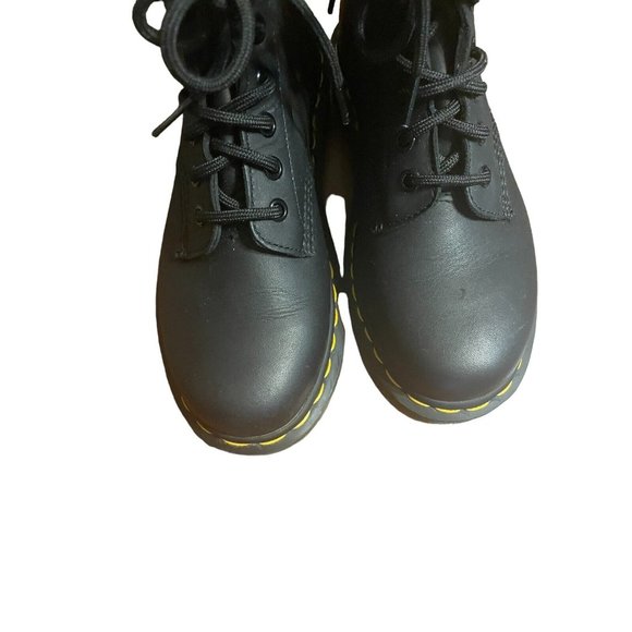 Dr. Martens 1460 MONO 8 Eye Leather Boots  BLACK SMOOTH US 4 M, US 5 L, UK 3 - Picture 10 of 16